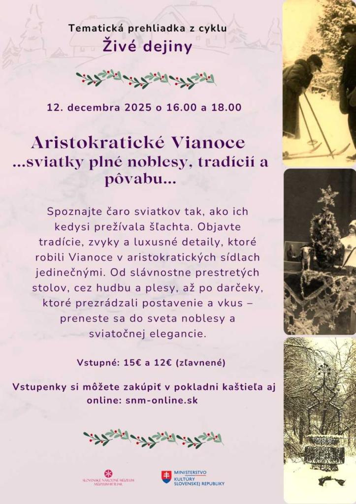 Aristokratické Vianoce 2025